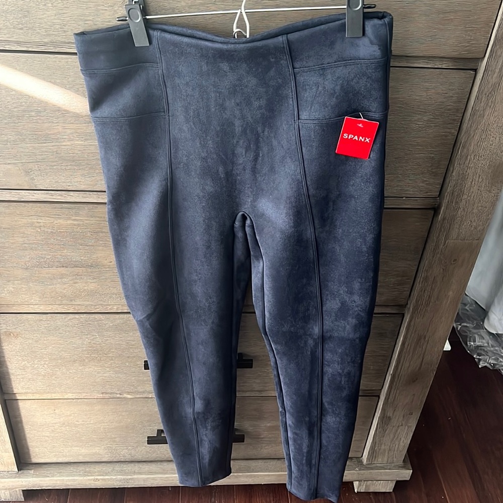 Spanx faux suede leggings XL